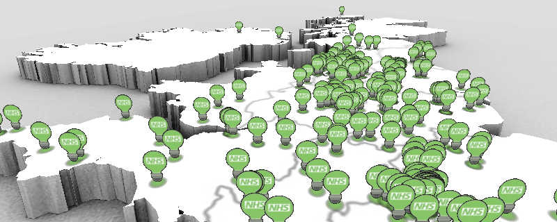 NHS Change Day Actions Map