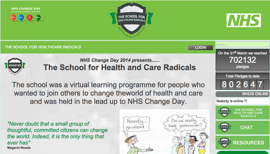 NHS Change Day 2014 - Healthcare Radicals