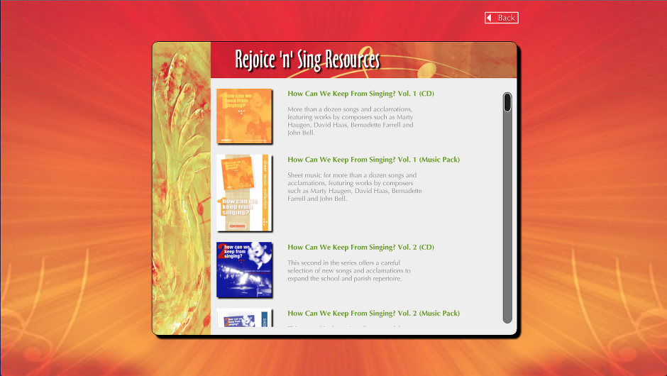 Rejoice 'n' Sing CD-ROM - Resources