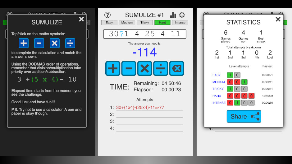 Sumulize - Intro/Gameplay/Statistics